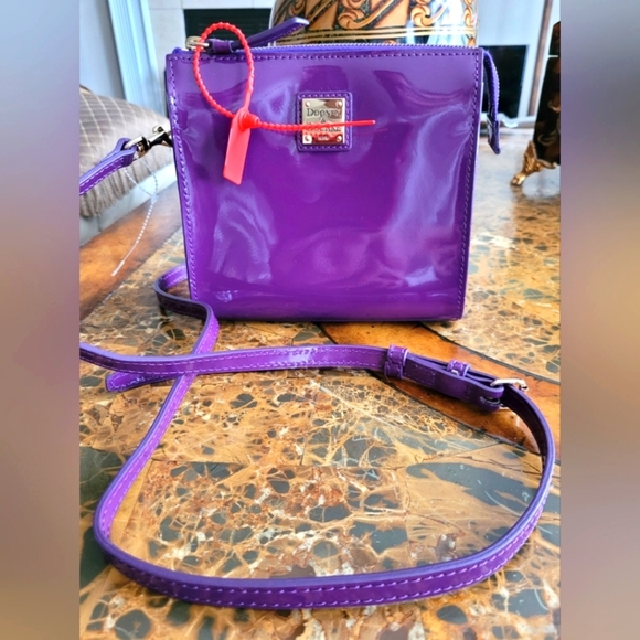 Dooney & Bourke Handbags - Dooney & Bourke Purple Crossbody Bag